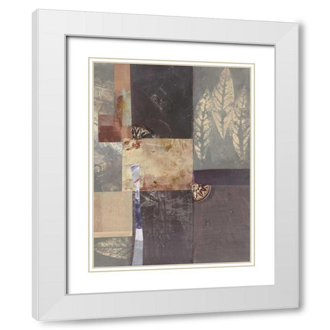Remembrance II White Modern Wood Framed Art Print with Double Matting by Fields, Laurie