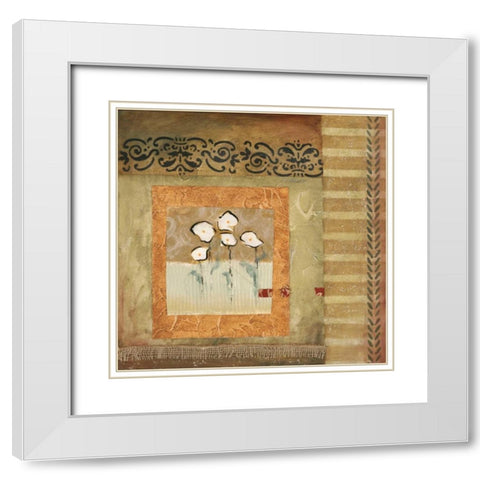 Skys the Limit I White Modern Wood Framed Art Print with Double Matting by Fields, Laurie