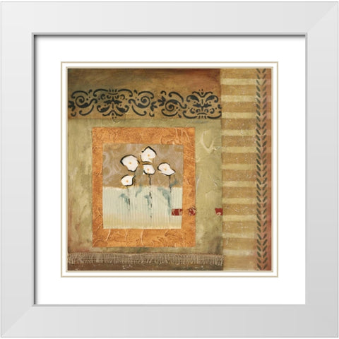 Skys the Limit I White Modern Wood Framed Art Print with Double Matting by Fields, Laurie