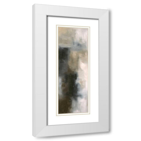 Light and Shade I White Modern Wood Framed Art Print with Double Matting by Maitland, Laurie