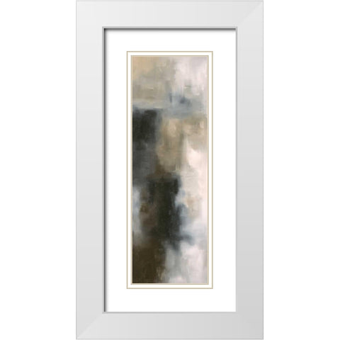 Light and Shade I White Modern Wood Framed Art Print with Double Matting by Maitland, Laurie