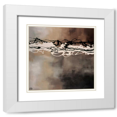 Conspirto White Modern Wood Framed Art Print with Double Matting by Maitland, Laurie