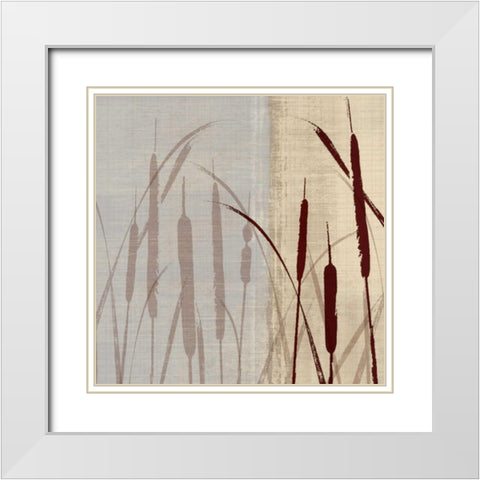 On the Waters Edge I White Modern Wood Framed Art Print with Double Matting by Venter, Tandi