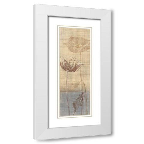 Botanical Sketchbook I White Modern Wood Framed Art Print with Double Matting by Venter, Tandi