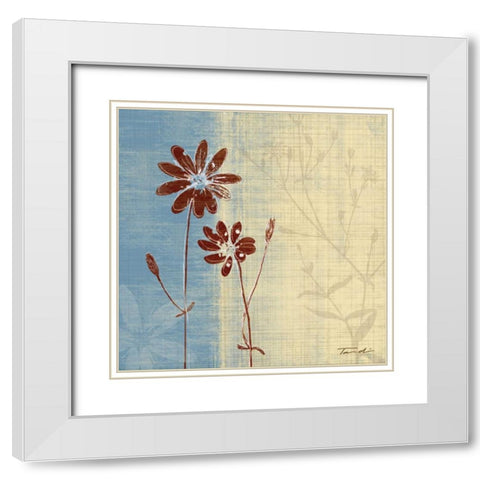 Sunny Day II White Modern Wood Framed Art Print with Double Matting by Venter, Tandi