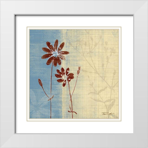 Sunny Day II White Modern Wood Framed Art Print with Double Matting by Venter, Tandi