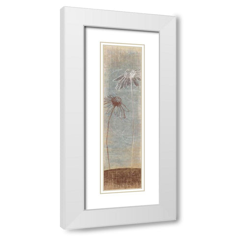 Natures Sky Scrapers I White Modern Wood Framed Art Print with Double Matting by Venter, Tandi