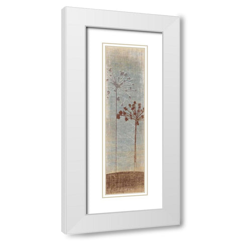 Natures Sky Scrapers II White Modern Wood Framed Art Print with Double Matting by Venter, Tandi