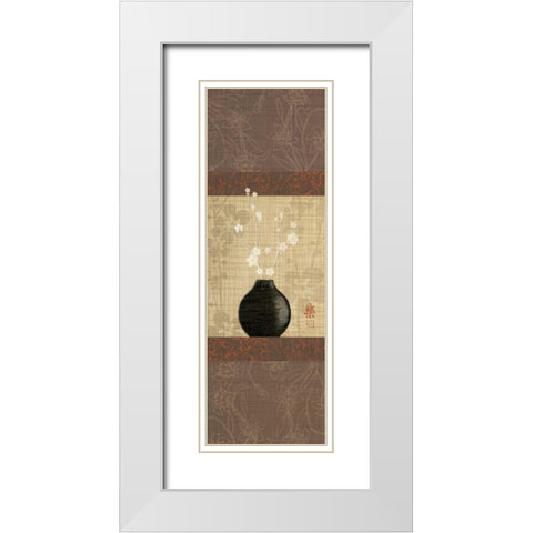 Simple Pleasures I White Modern Wood Framed Art Print with Double Matting by Venter, Tandi