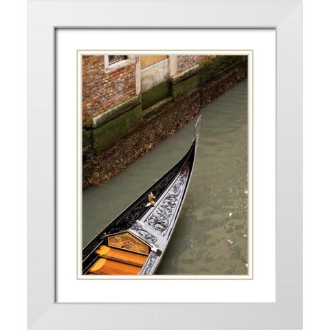 A Romantic Ride II White Modern Wood Framed Art Print with Double Matting by Watt, Boyce