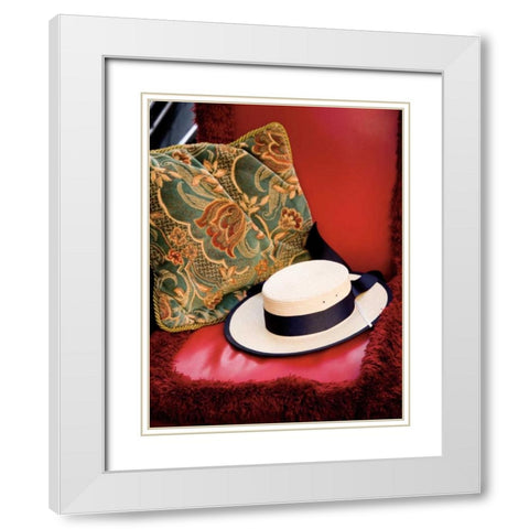 A Romantic Ride III White Modern Wood Framed Art Print with Double Matting by Watt, Boyce