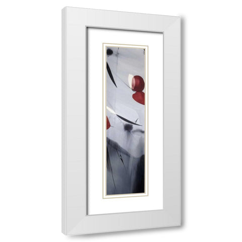Dosis de Amor I White Modern Wood Framed Art Print with Double Matting by Abellan, Lola