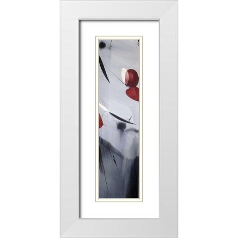 Dosis de Amor I White Modern Wood Framed Art Print with Double Matting by Abellan, Lola