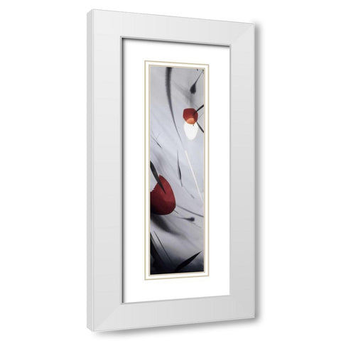 Dosis de Amor II White Modern Wood Framed Art Print with Double Matting by Abellan, Lola
