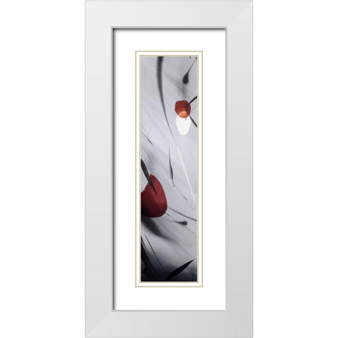 Dosis de Amor II White Modern Wood Framed Art Print with Double Matting by Abellan, Lola