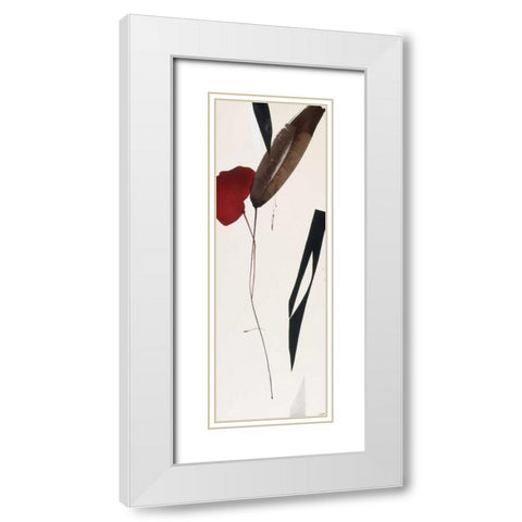 Harmony for Two White Modern Wood Framed Art Print with Double Matting by Abellan, Lola