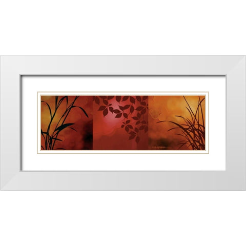 Views of Nature I White Modern Wood Framed Art Print with Double Matting by Aparicio, Edward
