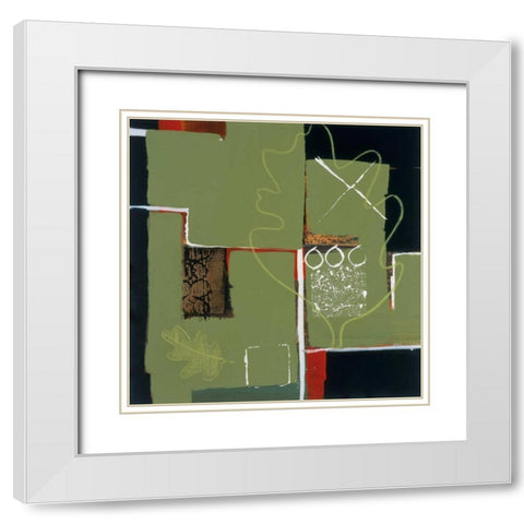 Eco Dream I White Modern Wood Framed Art Print with Double Matting by Bernsen, Leslie