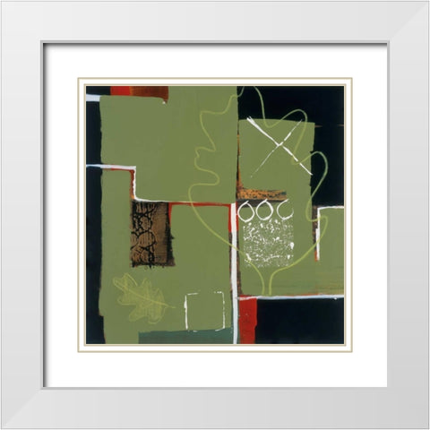 Eco Dream I White Modern Wood Framed Art Print with Double Matting by Bernsen, Leslie