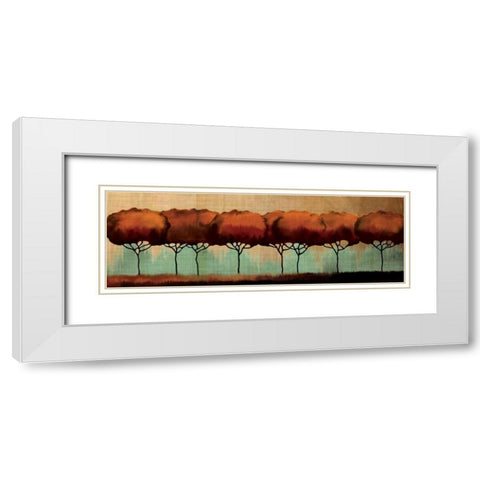 Paragon White Modern Wood Framed Art Print with Double Matting by Venter, Tandi