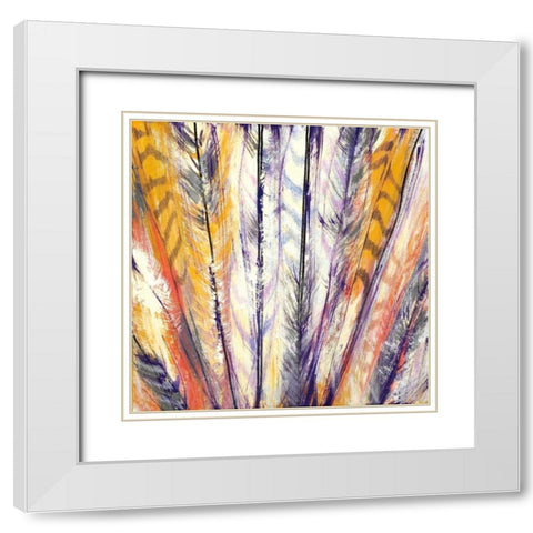 Taking Flight I White Modern Wood Framed Art Print with Double Matting by Bernsen, Leslie