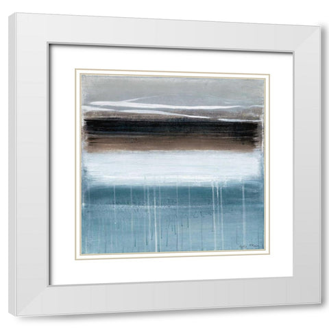 Landscape Memory I White Modern Wood Framed Art Print with Double Matting by McAlpine, Heather