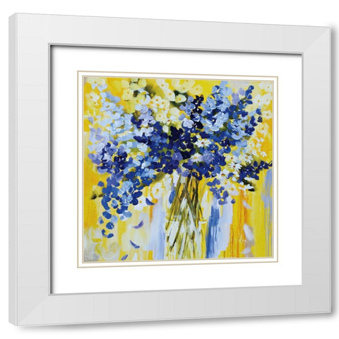 Rise and Shine White Modern Wood Framed Art Print with Double Matting by Brooks, Amanda J.