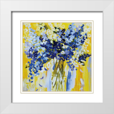 Rise and Shine White Modern Wood Framed Art Print with Double Matting by Brooks, Amanda J.