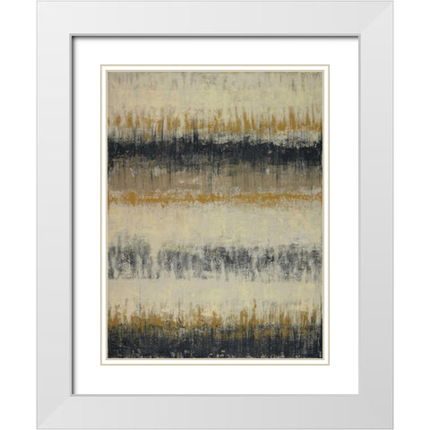 Horizons White Modern Wood Framed Art Print with Double Matting by Vindedzis, Rita