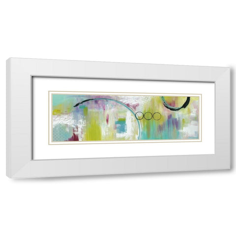 Just Beam Me Up White Modern Wood Framed Art Print with Double Matting by Hawkins, Julie