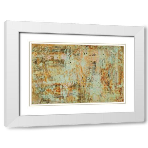 Riding The Dust I White Modern Wood Framed Art Print with Double Matting by Gutierrez, Hilario