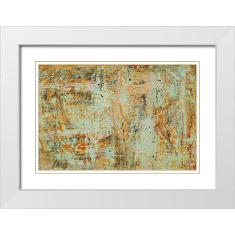 Riding The Dust I White Modern Wood Framed Art Print with Double Matting by Gutierrez, Hilario