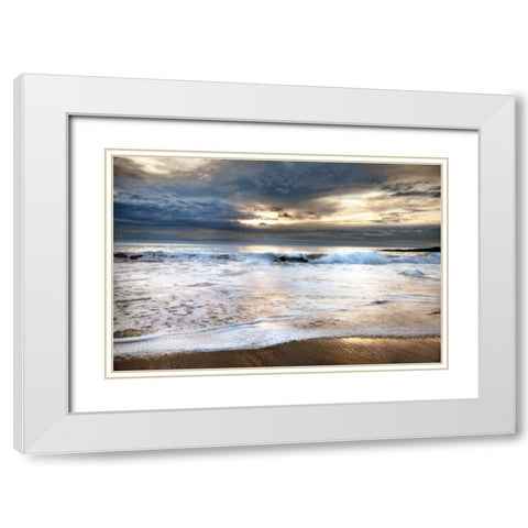 Perfect Break White Modern Wood Framed Art Print with Double Matting by Pahl, Janel