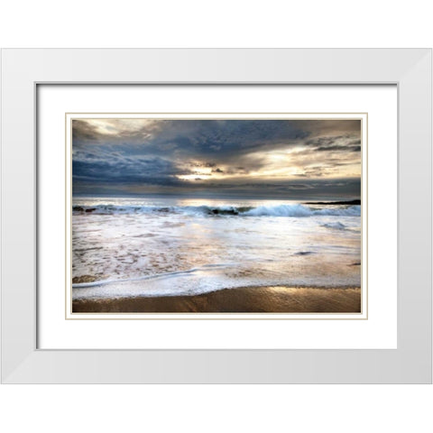 Perfect Break White Modern Wood Framed Art Print with Double Matting by Pahl, Janel