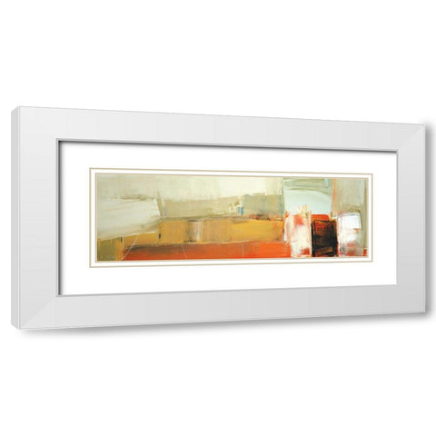 Interfuse White Modern Wood Framed Art Print with Double Matting by Shire, Martin