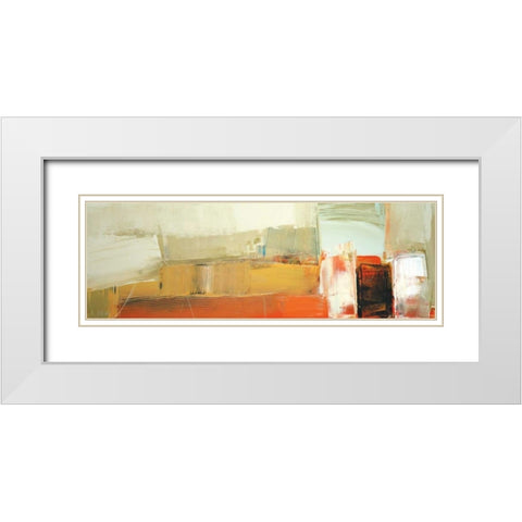 Interfuse White Modern Wood Framed Art Print with Double Matting by Shire, Martin