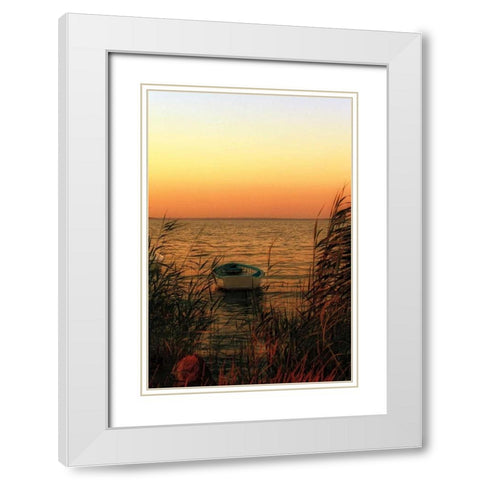 Solo White Modern Wood Framed Art Print with Double Matting by Szilagyi, Ily