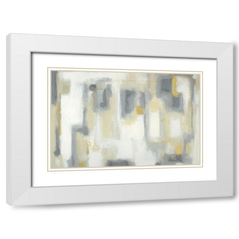 Mid Century Modern White Modern Wood Framed Art Print with Double Matting by Vindedzis, Rita