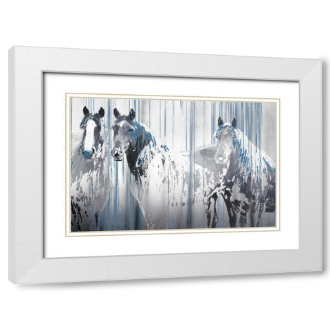 Threes Company White Modern Wood Framed Art Print with Double Matting by Pelkey, Marvin