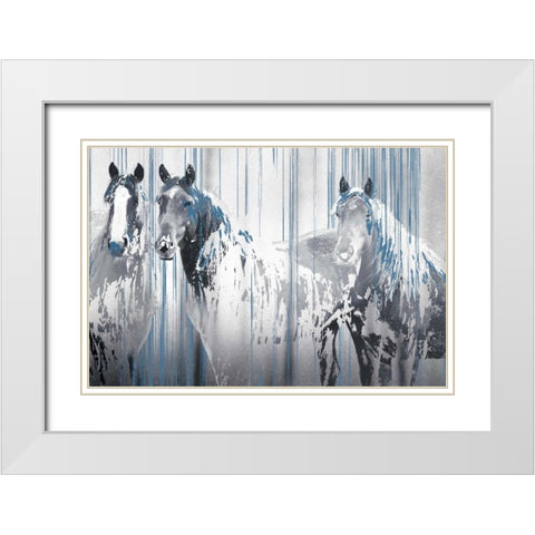 Threes Company White Modern Wood Framed Art Print with Double Matting by Pelkey, Marvin