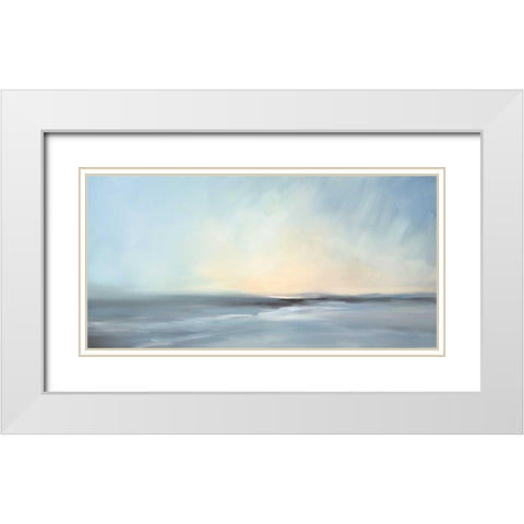 Quiet Moments White Modern Wood Framed Art Print with Double Matting by Parent, Joanne
