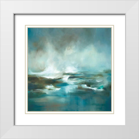 Breaking White Modern Wood Framed Art Print with Double Matting by Parent, Joanne