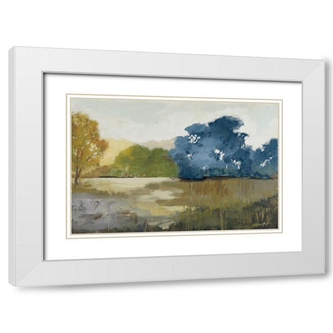 Prelude White Modern Wood Framed Art Print with Double Matting by Buckley, Mary Parker