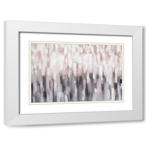 Blushing White Modern Wood Framed Art Print with Double Matting by Parker, Karen Lorena