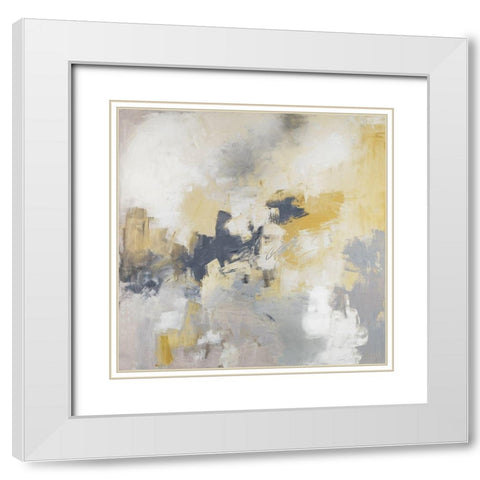 Sun Drenched White Modern Wood Framed Art Print with Double Matting by Ellens, Jacqueline