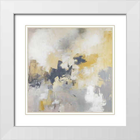 Sun Drenched White Modern Wood Framed Art Print with Double Matting by Ellens, Jacqueline