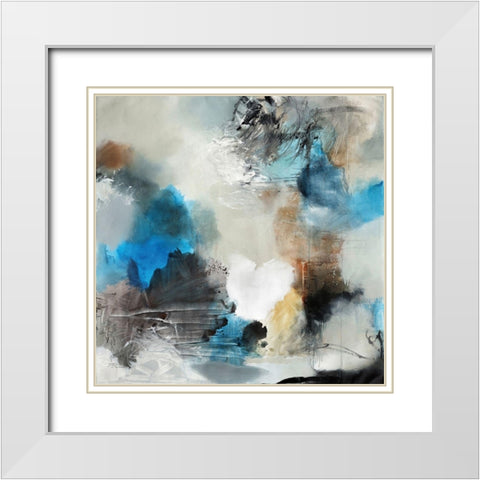 Wind In My Sail White Modern Wood Framed Art Print with Double Matting by Barnes, Natasha