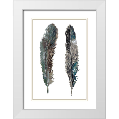 Standing Up I White Modern Wood Framed Art Print with Double Matting by Meyers, Rebecca