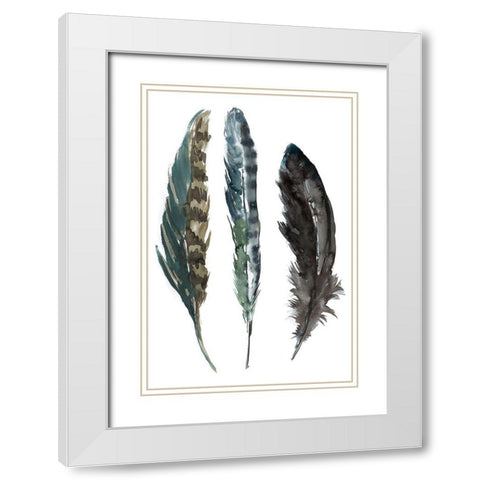 Standing Up II White Modern Wood Framed Art Print with Double Matting by Meyers, Rebecca
