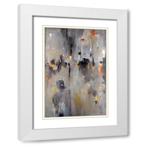Beyond Time White Modern Wood Framed Art Print with Double Matting by Jackson, Victoria